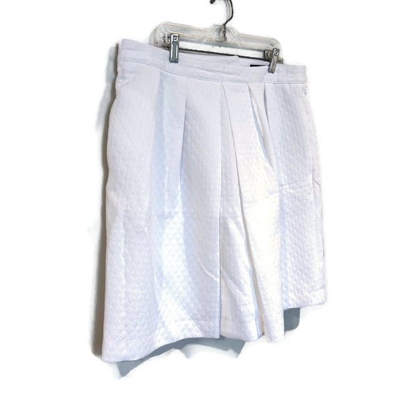 Worthington White Pleated Skirt - Picture 1 of 7